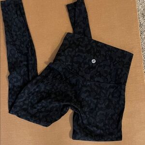 Alighn Lulu  athletica Black Subtle Leopard Print High-Rise Leggings